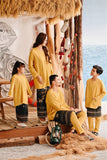 The Harbour Men Kurta - Dijon Mustard