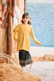 The Harbour Broderie Kurung Top - Dijon Mustard