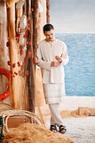 The Harbour Men Kurta - Light Grey