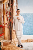 The Harbour Men Kurta - Light Grey