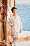 The Harbour Kurta - Light Grey