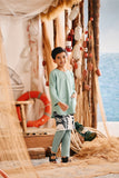 The Harbour Kurta - Vegan Green