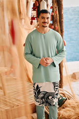 The Harbour Men Kurta - Vegan Green