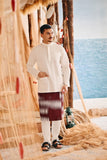 The Harbour Men Baju Melayu Top - White