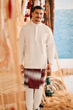 The Harbour Men Baju Melayu Top - White