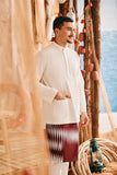 The Harbour Men Baju Melayu Top - White