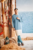 The Harbour Men Kurta - Arctic Blue