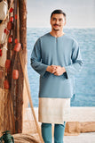 The Harbour Men Kurta - Arctic Blue