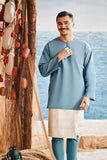 The Harbour Men Kurta - Arctic Blue