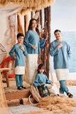 The Harbour Men Kurta - Arctic Blue