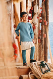 The Harbour Kurta - Arctic Blue