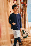 The Harbour Kurta - Navy Blue