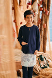 The Harbour Kurta - Navy Blue