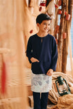 The Harbour Kurta - Navy Blue