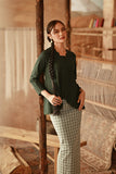 The Asal Kita Women Embellish Kebaya Top - Emerald Green