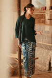 The Asal Kita Women Embellish Kebaya Top - Emerald Green