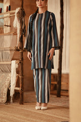 The Asal Kita Women Folded Skirt - Oceana