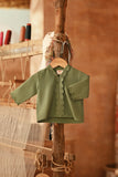 The Asal Kita Babies Embroidered Kebaya Top - Sage Green