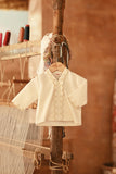 The Asal Kita Babies Embroidered Kebaya Top - Whisper Cream