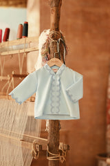 The Asal Kita Babies Embroidered Kebaya Top - Baby Blue