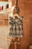 The Asal Kita Babies Dress - Blue Tartan