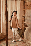 The Asal Kita Jacquard Skirt - Almond Bloom