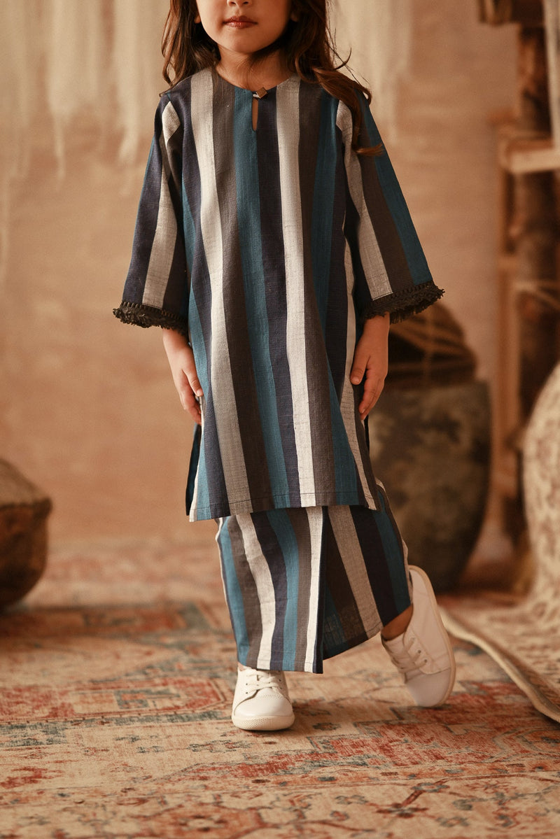 The Asal Kita Folded Skirt - Oceana