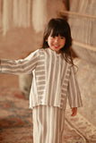 The Asal Kita Kedah Striped Blouse - Shadow Twine