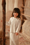The Asal Kita Kedah Striped Blouse - Shadow Twine