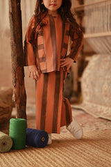 The Asal Kita Folded Skirt - Sunset Wideframe