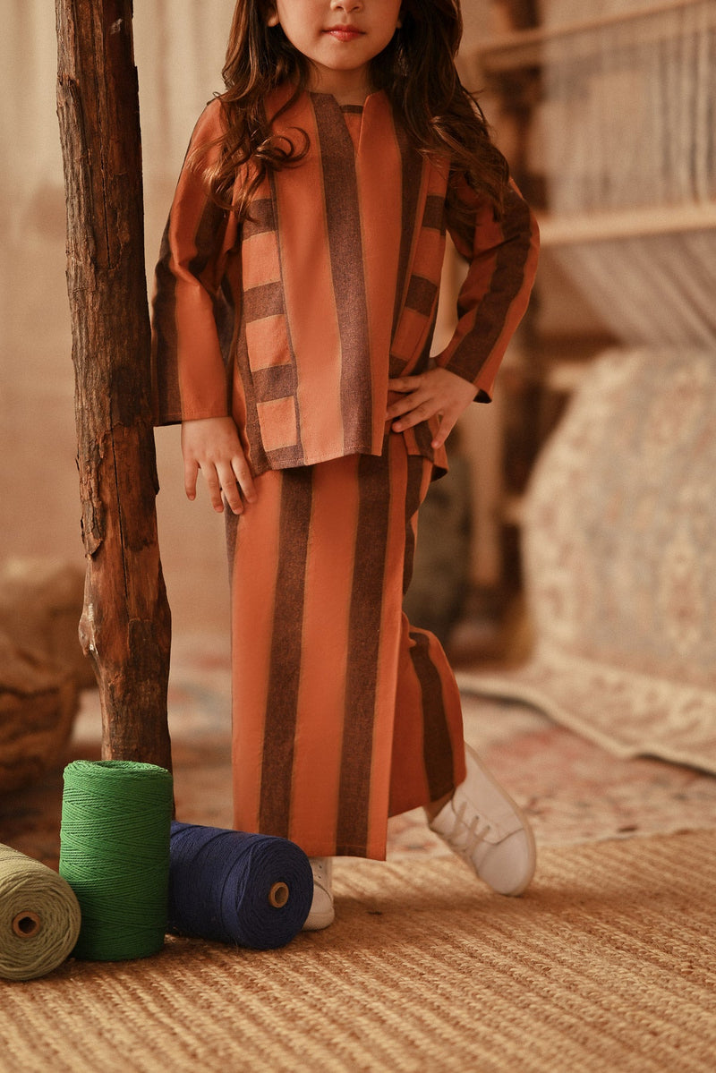 The Asal Kita Folded Skirt - Sunset Wideframe