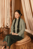 The Asal Kita Women Kedah Broderie Blouse - Pistachio