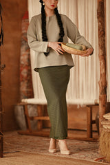 The Asal Kita Women Lace Skirt - Lattice