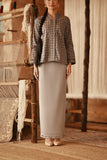 The Asal Kita Women Lace Skirt - Stone Grey