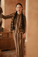 The Asal Kita Women Kedah Striped Blouse - Sovereign