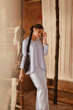 The Asal Kita Women Embellish Kebaya Top - Baby Lavender