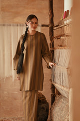 The Asal Kita Women Pesak Kurung Top - Forest Wideframe