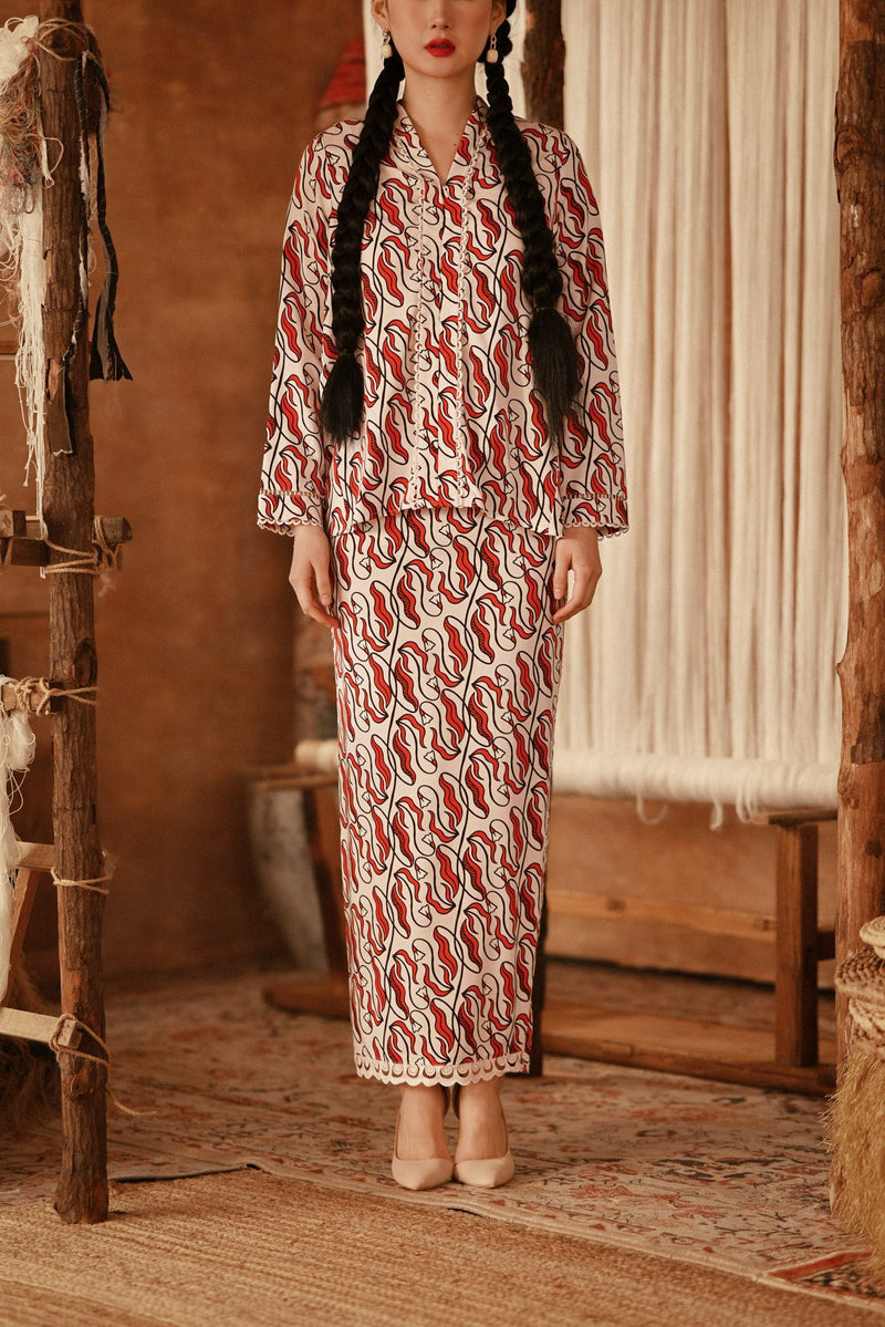 The Asal Kita Women Lace Skirt - Chant