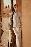 The Asal Kita Women Kedah Striped Blouse - Shadow Twine