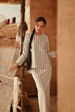 The Asal Kita Women Kedah Striped Blouse - Shadow Twine