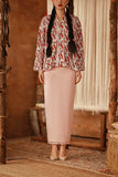 The Asal Kita Women Lace Skirt - Coral Blush