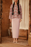 The Asal Kita Women Lace Skirt - Coral Blush