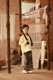 The Asal Kita Kedah Broderie Blouse - Baby Yellow