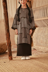 The Asal Kita Lace Skirt - Black