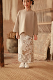 The Asal Kita Jacquard Skirt - Ash Bloom