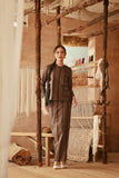 The Asal Kita Women Kedah Striped Blouse - Dusk Wideframe