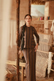 The Asal Kita Women Kedah Striped Blouse - Dusk Wideframe