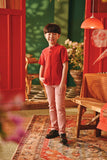 The Fei Yang Classic Knot Oriental Shirt - Red