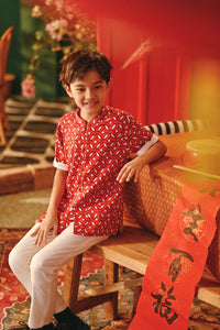 The Fei Yang Cord Knot Oriental Shirt - Fusion