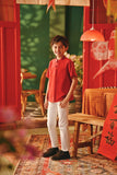 The Fei Yang Classic Knot Oriental Shirt - Red
